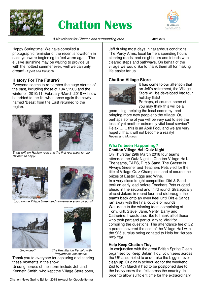April 2018 Issue