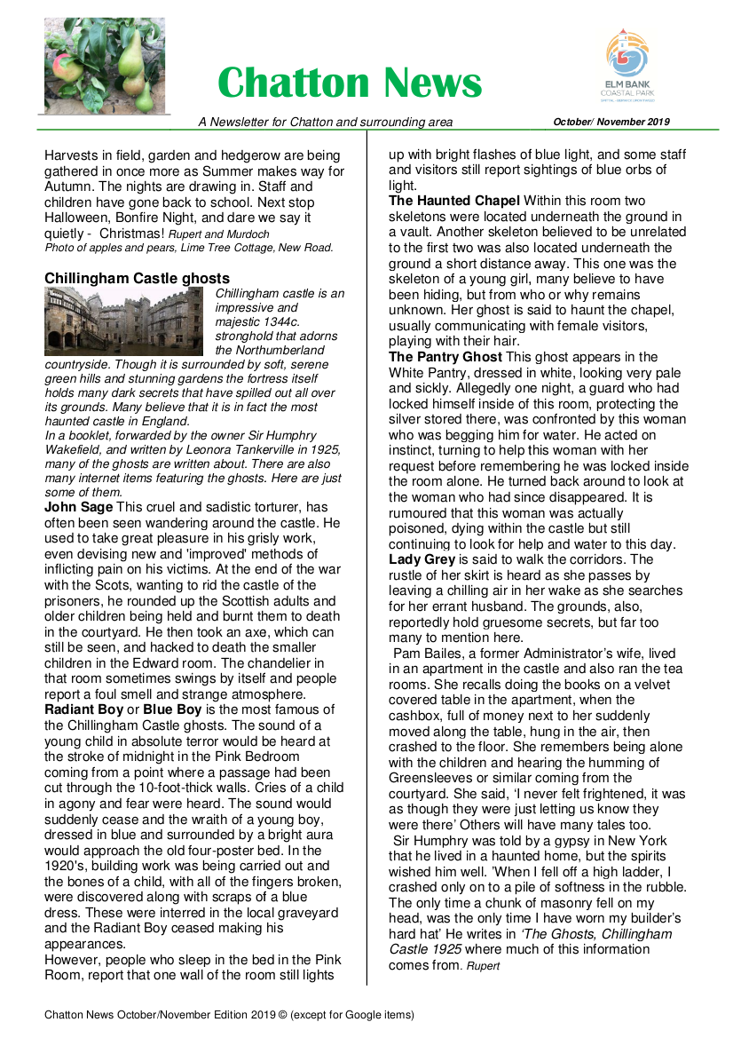 October / November 2019 Issue